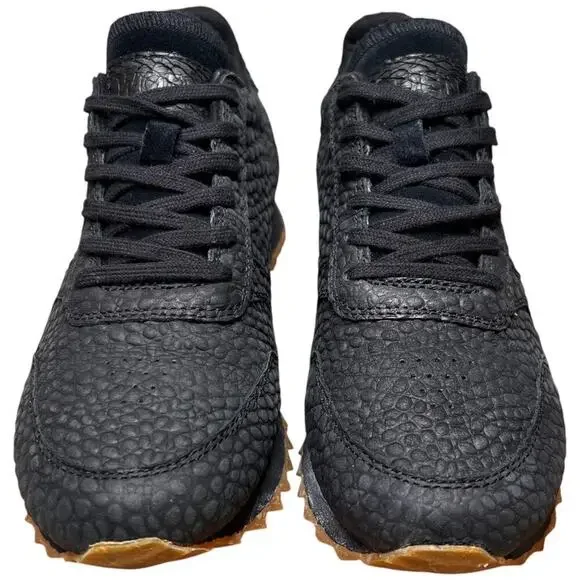 WODEN Ydun Croco II Sneaker Women Size US 5.5 Black Textured Leather Shoe *READ - Picture 11 of 16